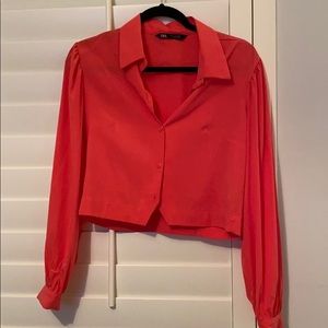 Zara Cropped Blouse